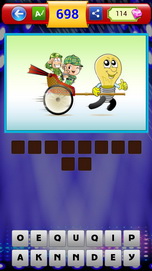 Đáp án đuổi hình bắt chữ - Đèn kéo quân